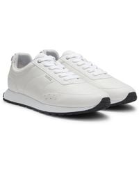 HUGO - Baskets Au Style Chaussures De Course En Similicuir Avec Détails Structurés - Lyst