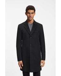 BOSS - Slim-Fit Formal Coat - Lyst