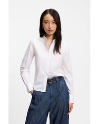 BOSS - Regular-Fit Blouse - Lyst