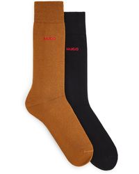 HUGO - Two-pack Of Socks In A Cotton Blend - Lyst