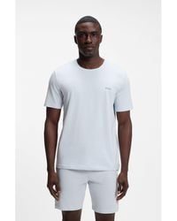 BOSS - Stretch-Cotton T-Shirt - Lyst
