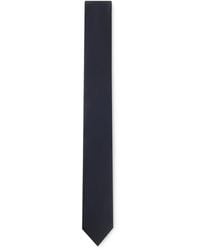 HUGO - Silk-Blend Tie With A Plain Weave - Lyst