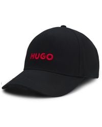 HUGO - Cotton-Twill Cap With Logo - Lyst