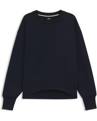 BOSS - Sweatshirt Van Een Katoenmix Met Double B-Monogram - Lyst