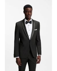 HUGO - Extra-Slim-Fit Tuxedo Jacket - Lyst