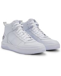 HUGO - High-Top Trainers With Bubble Branding - Lyst