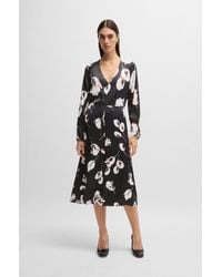 BOSS - Patterned Women's Business Dresses Size 4 - Lyst