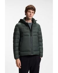 BOSS - Water-Repellent Jacket With Herringbone Tape - Lyst