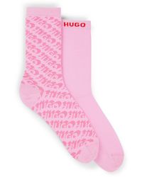 HUGO - Set Van Twee Paar Sokken In Standaardlengte Van Een Katoenmix - Lyst