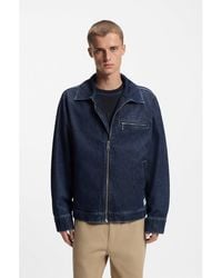 HUGO - Zip-Up Jacket - Lyst