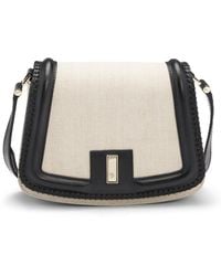 BOSS - Ariell Saddle Bag With Double B Monogram Closure - Lyst