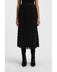 BOSS - Black Women's A-line Skirts Size 4 - Lyst