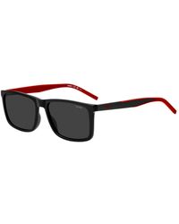 HUGO - Sunglasses With Two-Tone Temples - Lyst