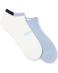 BOSS - Two-Pack Ankle Socks - Lyst