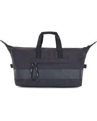 BOSS by HUGO BOSS Recycled Nylon Holdall With Logo Stripe - Blue