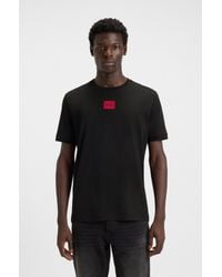 HUGO - Regular Fit Diragolino T-Shirt - Lyst