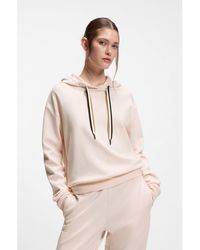 BOSS - Logo-Detail Hoodie - Lyst