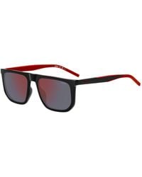 HUGO - Sunglasses With Two-Tone Temples - Lyst