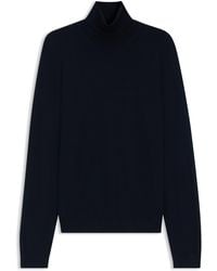 BOSS - Slim-Fit Rollkragenpullover Aus Extrafeiner Merinowolle - Lyst
