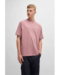 BOSS - Relaxed-fit T-shirt In Cotton With Logo Detail - Lyst