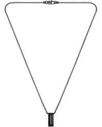 BOSS - Brushed And Polished Necklace - Lyst