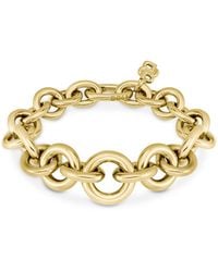 BOSS - Tone Bracelet With Circle And Oval Links - Lyst