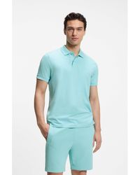 BOSS - Regular-Fit Polo With Embroidered Logo - Lyst