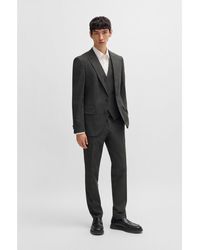 HUGO - Three-Piece Slim-Fit Suit - Lyst