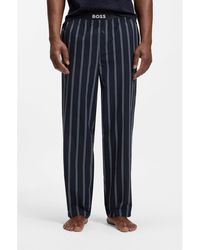 BOSS - Logo-Waistband Pyjama Bottoms - Lyst