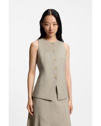 BOSS - Slim-Fit Waistcoat - Lyst