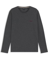 BOSS - Long-Sleeved T-Shirt - Lyst