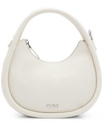 HUGO - Sac porté croisé en similicuir avec lettres logo - Lyst