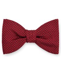 HUGO - Nœud papillon en jacquard de soie à pois - Lyst