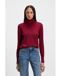 BOSS - Rollneck Sweater - Lyst