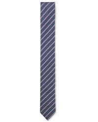 HUGO - Stripe-Pattern Silk Tie - Lyst