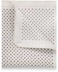BOSS - One Silk Pocket Square With Printed Pattern - Lyst