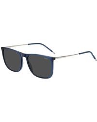 HUGO - Sunglasses With Logo Details - Lyst