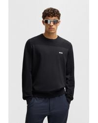 BOSS - Branded Crew-Neck Sweater - Lyst