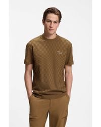 BOSS - Porsche X Cotton T-Shirt With Pasha Pattern - Lyst