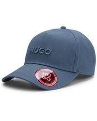 HUGO - Cotton-Twill Cap With Logo - Lyst