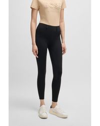 BOSS - Equestrian Full-Grip Breeches With Four-Way Stretch - Lyst