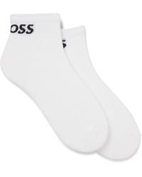 BOSS - Two-Pack Of Ankle-Length Socks - Lyst