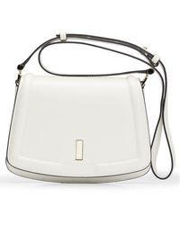 BOSS - Leather Saddle Bag With Branded Hardware - Lyst