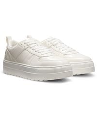 HUGO - Platformsneakers Van Gelakt Imitatieleer - Lyst