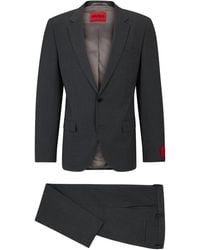 HUGO - Slim-fit Suit In A Performance-stretch Wool Blend - Lyst