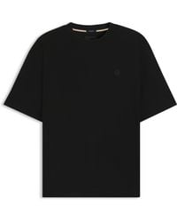 BOSS - T-Shirt En Coton Mercerisé Avec Monogramme Double B - Lyst