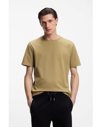 BOSS - Khaki Men's T-shirts Size L - Lyst