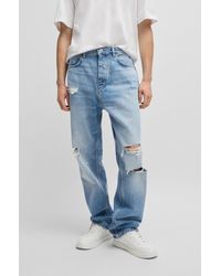 HUGO - Blue Men's Jeans Size 31/32 - Lyst