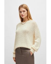BOSS - Knitted Sweater - Lyst