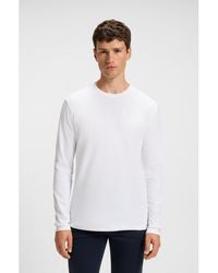 BOSS - Long-Sleeved T-Shirt - Lyst